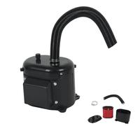 Inscrip Parking Heater Intake Filter Kit, 25mm Diesel Heater Air Intake Filter with Air Intake Pipe Hose & Clamp, Compatible with Webasto Eberspacher Diesel Heater, Fits Chinese Diesel Parking Heater