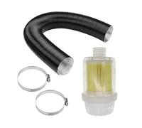 Inscrip Parking Heater Intake Filter Kit, 25mm Diesel Heater Air Intake Filter with Pipe Hose & Clamps, Compatible with Webasto Eberspacher D2 D4 D1LC D1LC Compact, Chinese Diesel Heaters 2KW 5KW