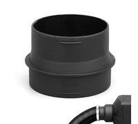 Inscrip Parking Heater Outlet Adaptor Converter, 80mm to 75mm Reducer Diesel Heating Duct Reducer Parking Heater Ducting Reduce Outlet Adapter Converter Straight, for Eberspacher Webasto (75mm80mm)