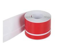 Inscrip PVC Skirting Board Trim, 70 mm Self-Adhesive Flexible Skirting Boards Covers, Peel and Stick Wall Base Moulding Trim,PVC Angle Trim Caulk and Trim Strips, Easy Install (White 6M)