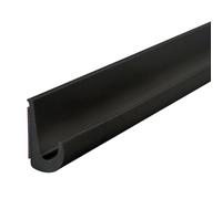 Inscrip RV Rain Gutters, Self-Adhesive J Shape RV Rain Gutter, Roof Rain Diversion Strip for Vehicle, Truck, Camper, Boat, Car, Van, Door, Motorhome PVC Plastic Drip Deflector (Black-1M)