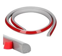 Inscrip Silicone Shower Splash Protection Strip, Self-Adhesive Water Stopper, Walk-in Shower Floor Water Barrier, Grey, 1 m