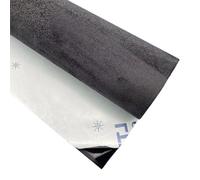 Inscrip Soft Suede Faux Leather Fabric, Self-Adhesive Car Decor Fabric, Soft Touch Frosted Fabric for Car Interiors, Upholstery, Jewellery Drawer, DIY Sewing Handmade 20 cm x 149 cm (Dark Grey)