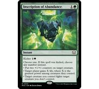 Inscription of Abundance | March of the Machine Commander