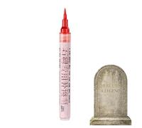 Inscription Paint - Waterproof Gravestone Marker, Stone Lettering Touch Up Pen, Fade Resistant Restoration Ink | Suitable for Tombstone Engraving Cemetery Maintenance Memorial Cleaning Churchyard