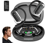INSDHCCHD Linguawave Pro - AI Translation Earbuds Real Time 144 Languages, with Two-Way Language, Open-Ear Wireless Bluetooth headphones,for Travel Business Learning(Black)
