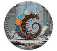 Insect 1000 Pieces Jigsaw Circular Jigsaw for Adults And Kids Modern Unique Challenge Games Scene Creative 1000pcs (67.5x67.5cm)