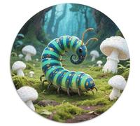 Insect 1000 Pieces Jigsaws Round Jigsaw for Adults And Kids Cool Unique Challenge Games Scene Creative 1000pcs (67.5x67.5cm)
