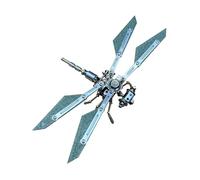 Insect 3D Metal Puzzle Dragonfly Model Kit, Mechanical Dragonfly 3D Puzzles Metal Assembly Animal Jigsaw, 126PCS Blade-Wing Ranger Steampunk Insect Building Kits for Adults