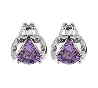 Insect 7 Star Ladybug Zircon Ear Nail Variety Of Color Jewelry Earrings Stud Earrings