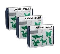 Insect & Animal Slot-Assembly Toys, DIY 3d Insect Jigsaw Puzzles, Realistic Plastic Fake Bug Figures Set, Nature Exploration Toys, Educational Bee Ladybug Butterfly Sensory Model (All)