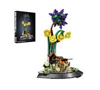 Insect Ant Collection Building Blocks Set, 385Pcs with Display Stand & Botanical Piece, Bugs Building Model Toy for Kids Adults Nature Lovers & Aimal Fans(10176)