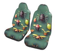 Insect Atlas Dua Sarung JOK Mobil,*, Sarung JOK Mobil Depan, Cocok Untuk Sebagian Besar Mobil, SUV, Truk, Van, Dll.