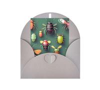 Insect Atlas Greeting Card, 4x6 Inch With Envelope, &Suitable For Birthdays, Weddings, And Business Events.