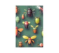 Insect Atlas Unbreakable Polycarbonate Switch Plate-Modern 1 Gang Light Cover for Home Office with Matching Screws