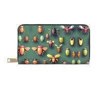 Insect Atlas Wallet Hand-Held Coin Purse Fashionable and Versatile Long Can Hold Mobile Phones Coins Keys