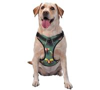 Insect Atlas X-Large Printed pet Traction Vest - Suitable for Dog Walking, Hiking and Outdoor Adventures,