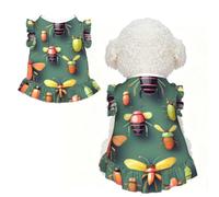 Insect Atlas XL Pet Apparel for Small Dogs-Cute Summer Outfit for Puppy, Soft Breathable Pet Clothes for Cat