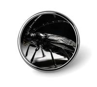 Insect-black Button Pins 1" Round Badge Brooch
