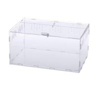 Insect Breeding Box Acrylic Pet Lizard Crawling Pet Box For Office Laboratory Reptile Feeding(40x25x20cm)
