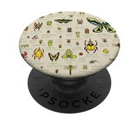 Insect Bug Collection Collector Entomologist Educational PopSockets Adhesive PopGrip
