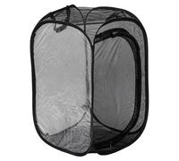Insect Cage, Black Foldable, Polyester Mesh Netting Enclosure, Portable Pop Up Butterfly Breeding Cage for Praying Mantis, Stick Insects, Caterpillar Habitat, Plant Terrarium, Easy to Carry