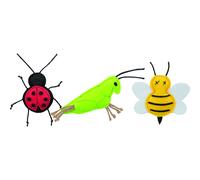 Insect cat toy, felt Trixie