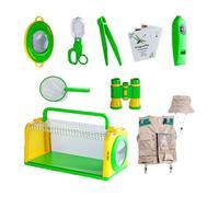 Insect Catcher Set for Kids Sturdy Insect Catcher Set Gift for Kids with Collector Butterfly Net Tweezers Insect Habitat Outdoor Adventure Set for 3 4 5 6 7 8 Years Old