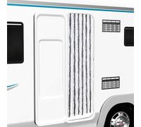 Vidaxl Insect Curtain Grey And White 56X185 Cm Chenille