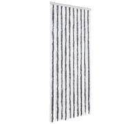 Vidaxl Insect Curtain Grey And White 90X200 Cm Chenille