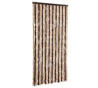 Vidaxl Insect Curtain Beige And Light Brown 90X200 Cm Chenille