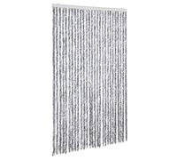 vidaXL Insect Curtain White and Grey 118x220 cm Chenille
