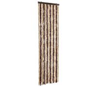 vidaXL Curtain for RV/Caravan - Soft Chenille Fly Door Screen - Multi-coloured, Adjustable 56x185 cm