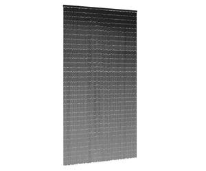 Insect Door Curtain Dark Grey 120x220 cm Bamboo & Pine Wood Beaded Screen Panel