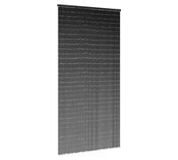Insect Door Curtain Dark Grey 90x220 cm Bamboo & Pine Wood Pet-Friendly Beaded.