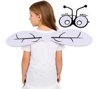 Insect Dressing Kit - Creative Cosplay Party Look, Shiny Felt Fancy Wing Design, 60g Lightweight + Compact Accessory Set, Flexible Felt Material, Sturdy Craftsmanship,