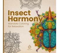 Insect Harmony: Mandala Coloring for Relaxation