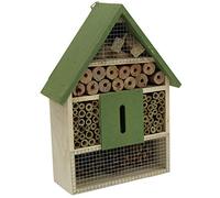 Insect Hotel Bee Bug House Hotel Shelterbox Attract Insects & Bees To Garden 30c (Green)