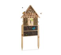 Insect hotel Bug house Wild bee habitat Butterfly nesting box Freestanding