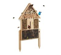 Insect hotel Bug house Wildlife nesting box Butterfly habitat Freestanding
