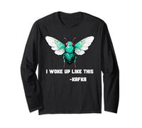 Insect I Woke Up Like This Franz Kafka Cicada Beetle Bugs Long Sleeve T-Shirt