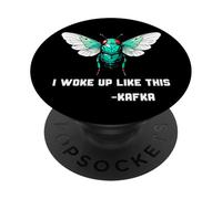 Insect I Woke Up Like This Franz Kafka Cicada Beetle Bugs PopSockets Adhesive PopGrip