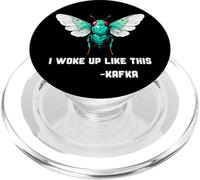 Insect I Woke Up Like This Franz Kafka Cicada Beetle Bugs PopSockets PopGrip for MagSafe