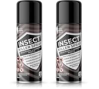 Insect Killer Aerosol Spray 400ML - Effective Fly Spray, Spider Repellent, Bed Bug, Moth, Flea, Silverfish & Ant Killer - Ultimate Home Insect Treatment for Indoor and Outdoor Pest Control (Pack of 2)