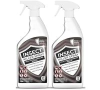 Insect Killer Spray 2 x 1L for All Life Stages - Indoor & Outdoor Use, HSE Approved, Targets Ants, Fleas, Flies & More, Provides 3-Month Protection
