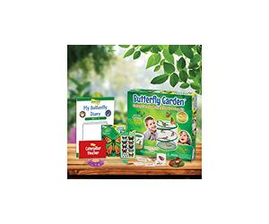 Insect Lore Butterfly Garden Gift Set with Prepaid Caterpillar Voucher