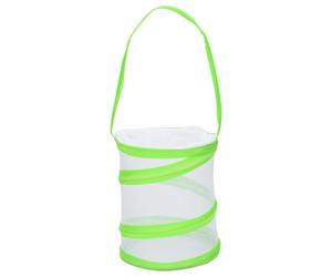 Insect Lore Butterfly Garden Habitat Foldable Washable and Reusable Butterfly Cage 6.3" x 7.9" Tall(Green-A, Small)