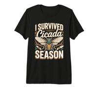 Insect Lover I Survived Cicada Season Brood Premium T-Shirt