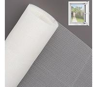 Insect Mesh, 250cm x 120cm Fly Screen Mesh for Covering Windows and Doors, 1.6mm*1.6mm Fine Mesh Size Keep Flies, Mosquitoes, Bugs & Insects Out (White)