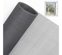 Insect Mesh, 250cm x 120cm Fly Screen Mesh for Covering Windows and Doors, 1.6mm*1.6mm Fine Mesh Size Keep Flies, Mosquitoes, Bugs & Insects Out (Grey)